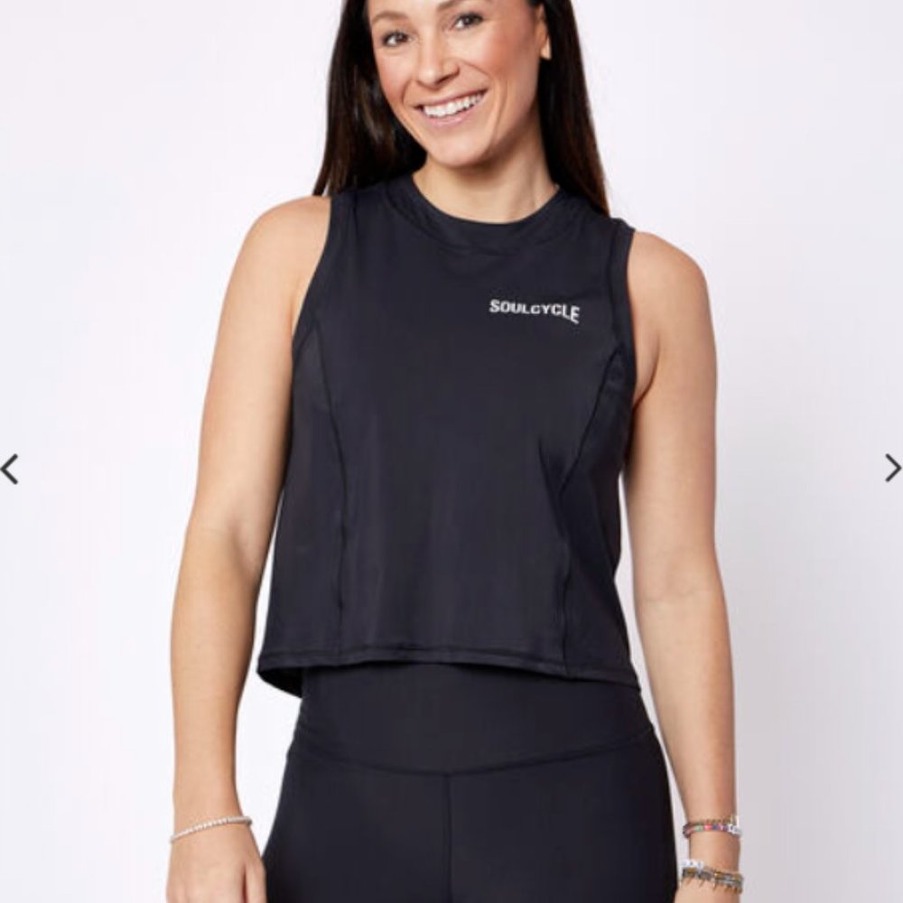 Soulcycle X LULULEMON Sheer Will Tank Black
